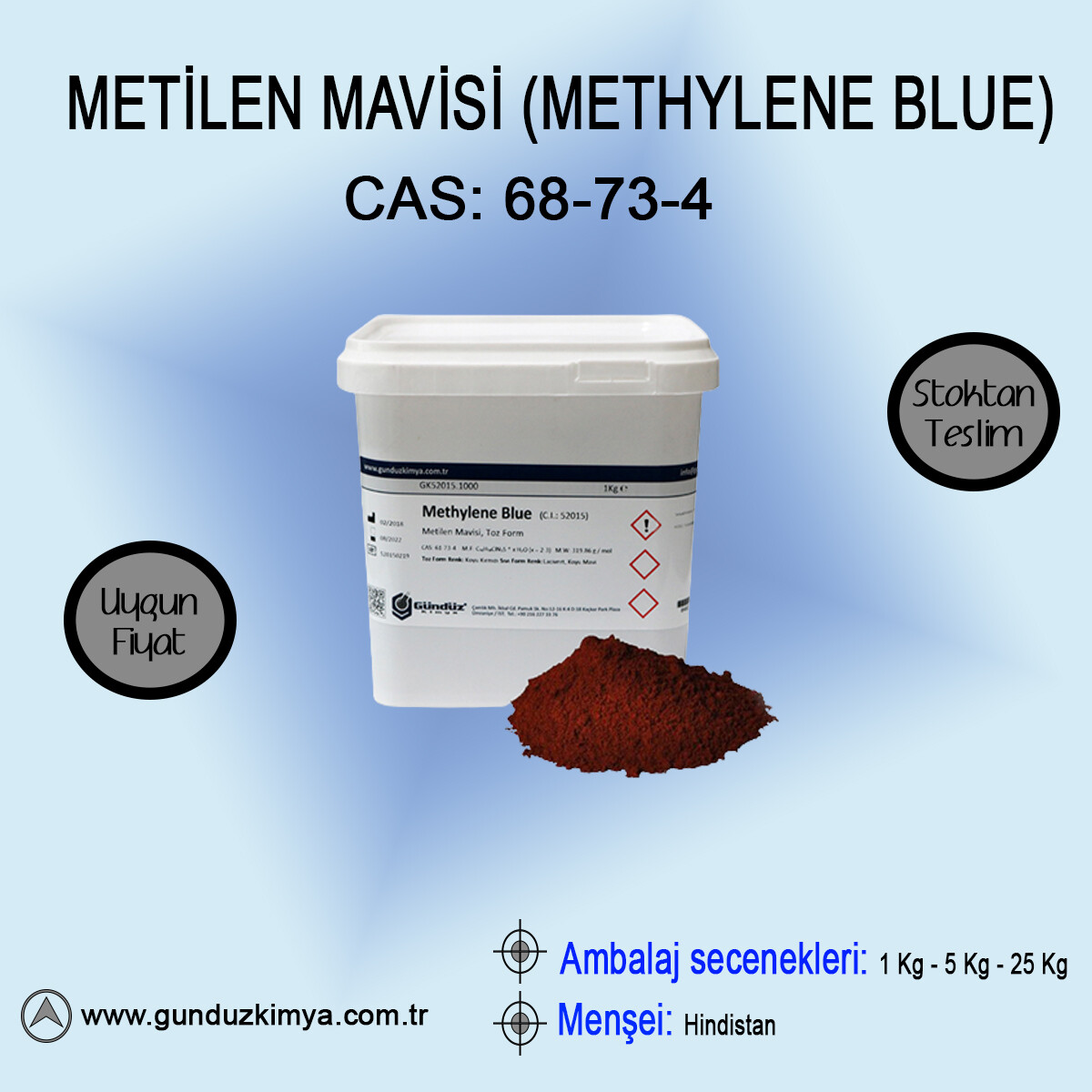 metilen-mavisi-reklam | Gündüz Kimya