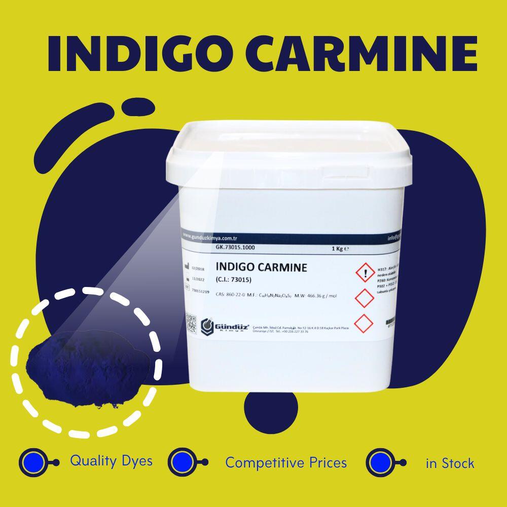 indigo carmine dye powder | Gündüz Kimya