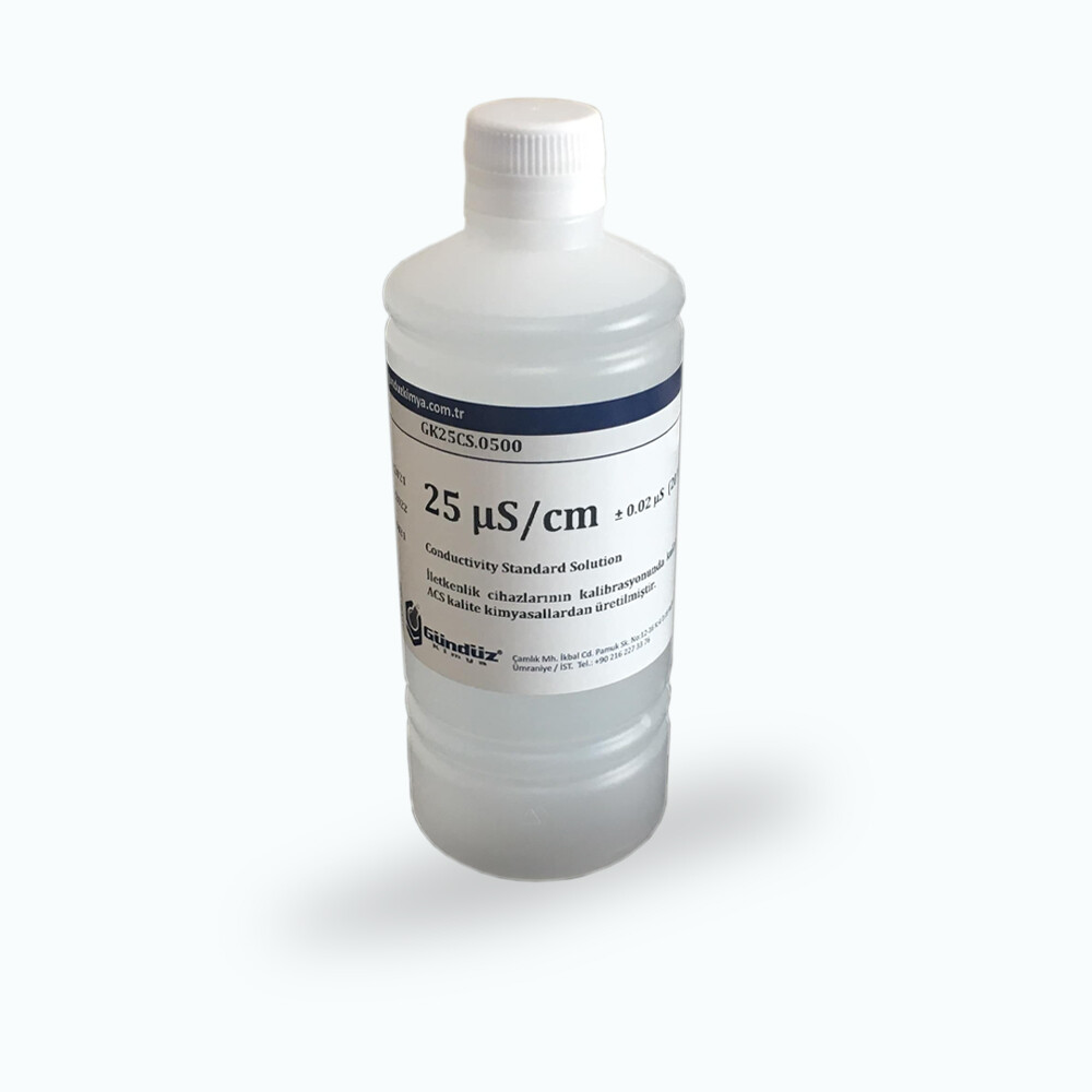 25 µS/cm İletkenlik Kalibrasyon Sıvısı
