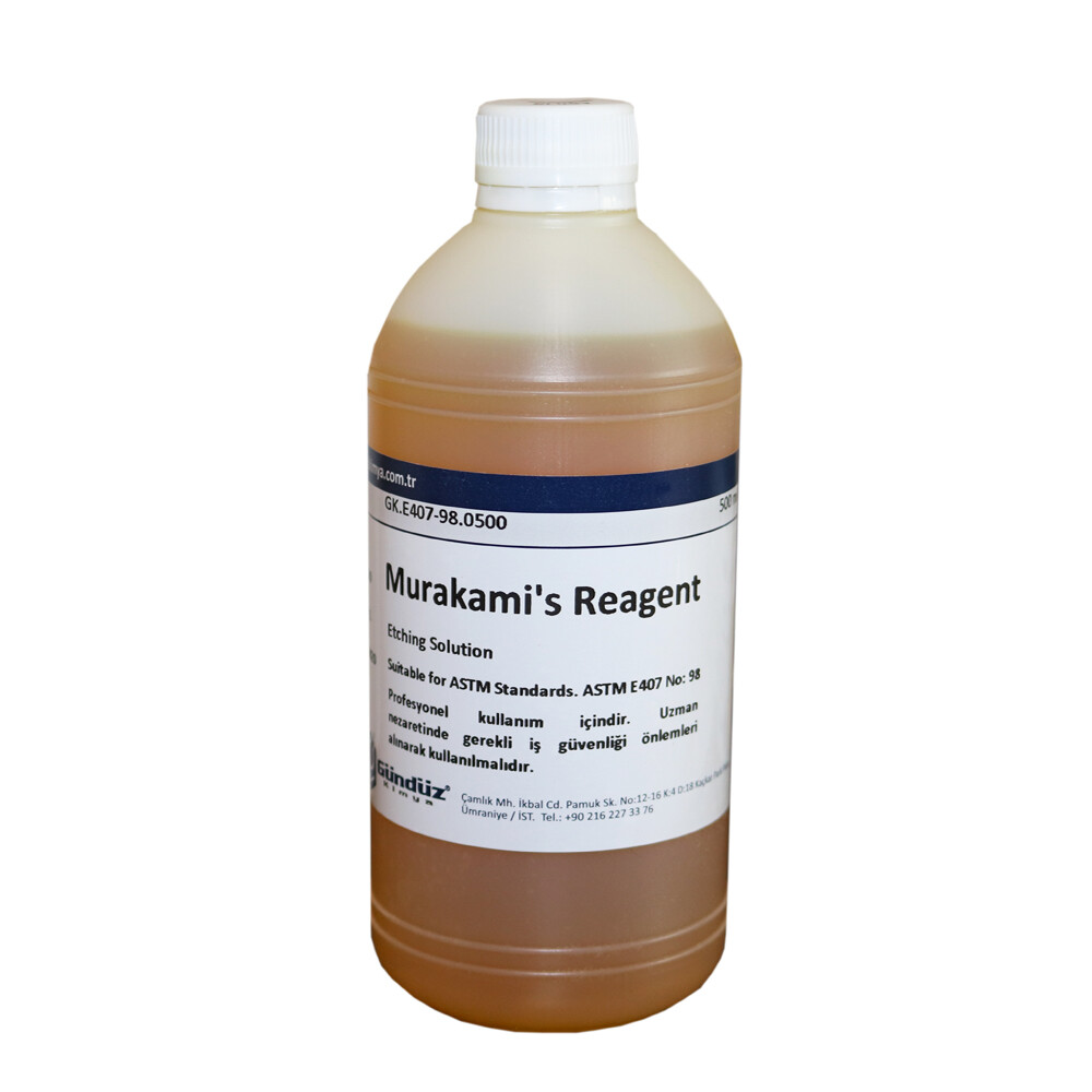murakami reaktifi, 500 ml | Gündüz Kimya