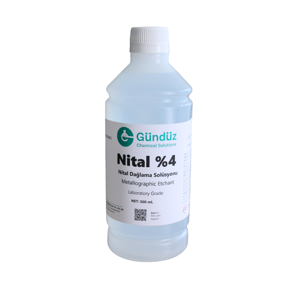 Nital dağlayıcı 4_ 500 ml | Gündüz Kimya