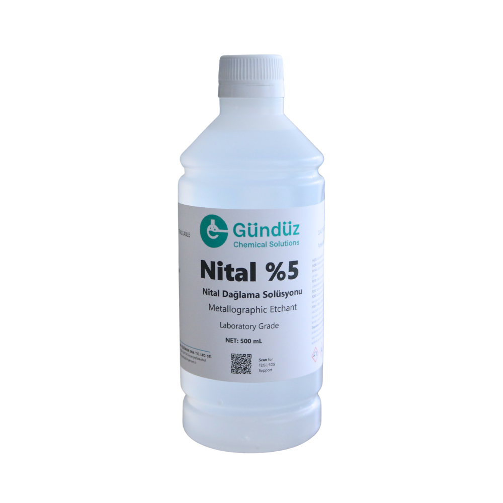 Nital dağlayıcı 5% 500 ml | Gündüz Kimya