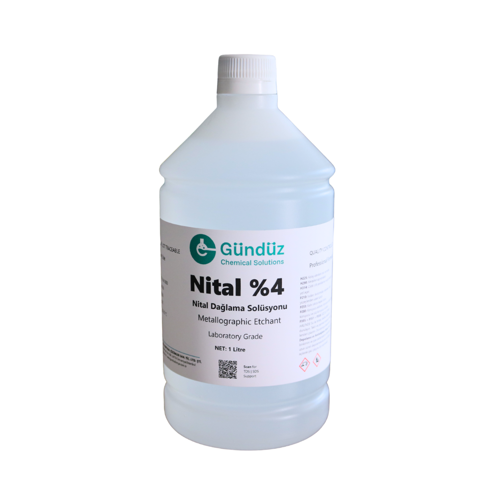 Nital Solüsyonu %4 | Dağlama Reaktifi