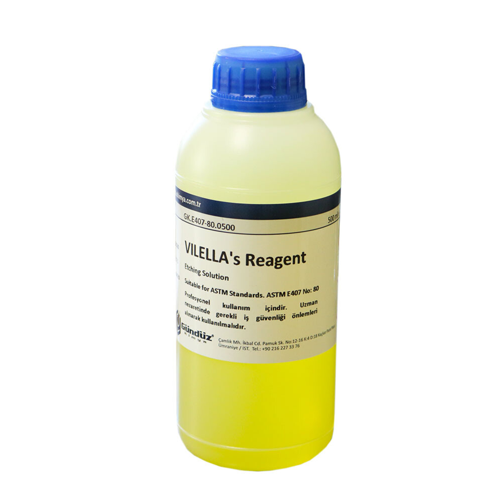 vilella reaktifi | Gündüz Kimya Vilella reaktifi
