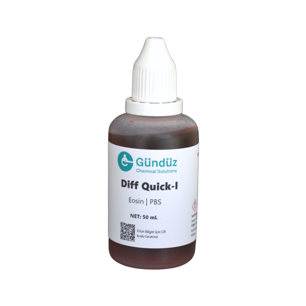 Diff quick boyama seti Diff quick I eosin 50 ml | Gündüz Kimya