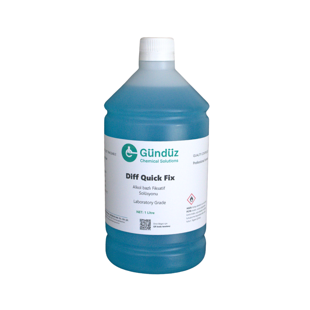 Diff quick boyama seti fix fixative 1 litre | Gündüz Kimya