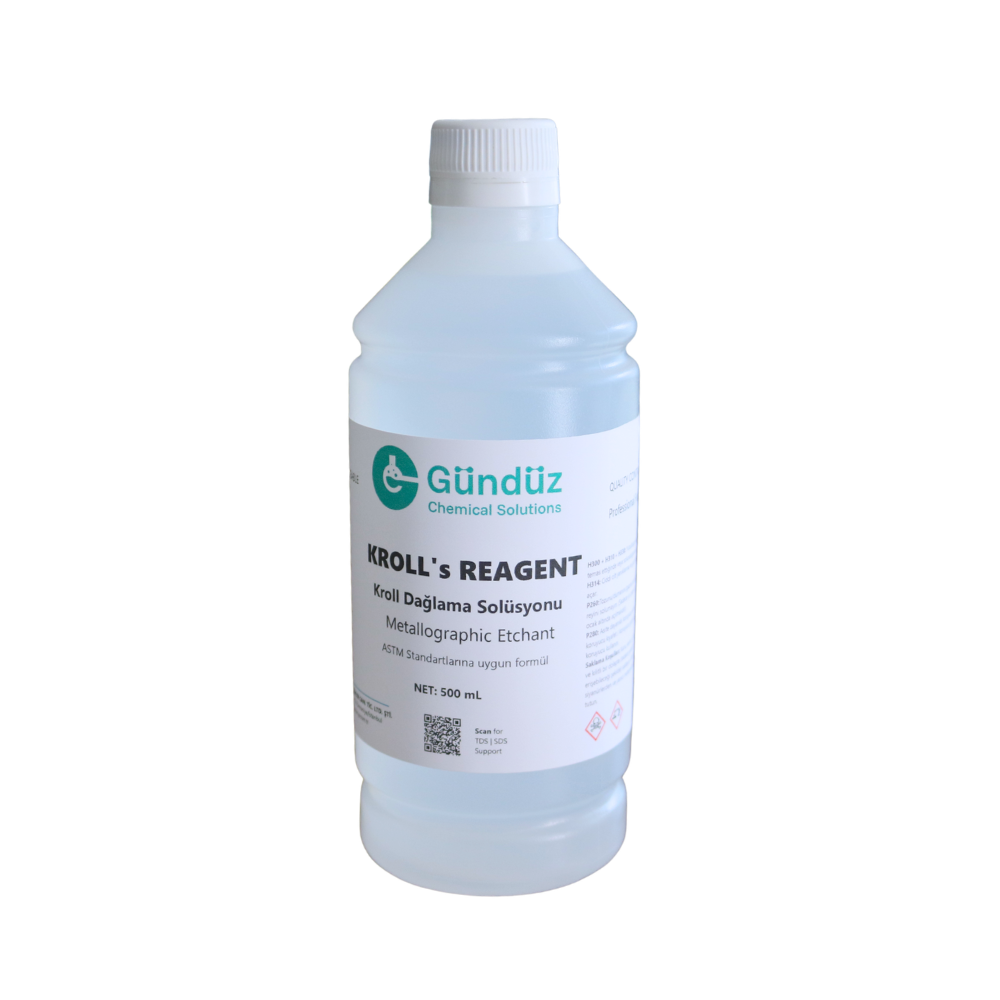 Kroll reaktifi krolls reagent 500 ml | Gündüz Kimya