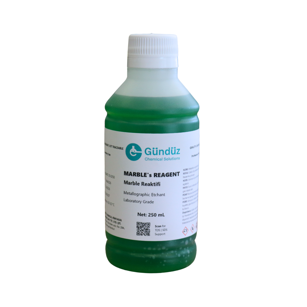 marble reaktifi 250 ml | Gündüz Kimya Marble reaktifi 250 ml