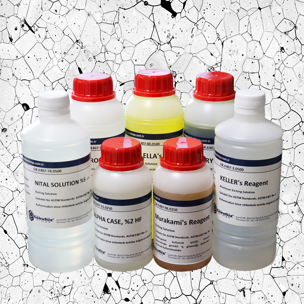 etching solutions | Gündüz Kimya