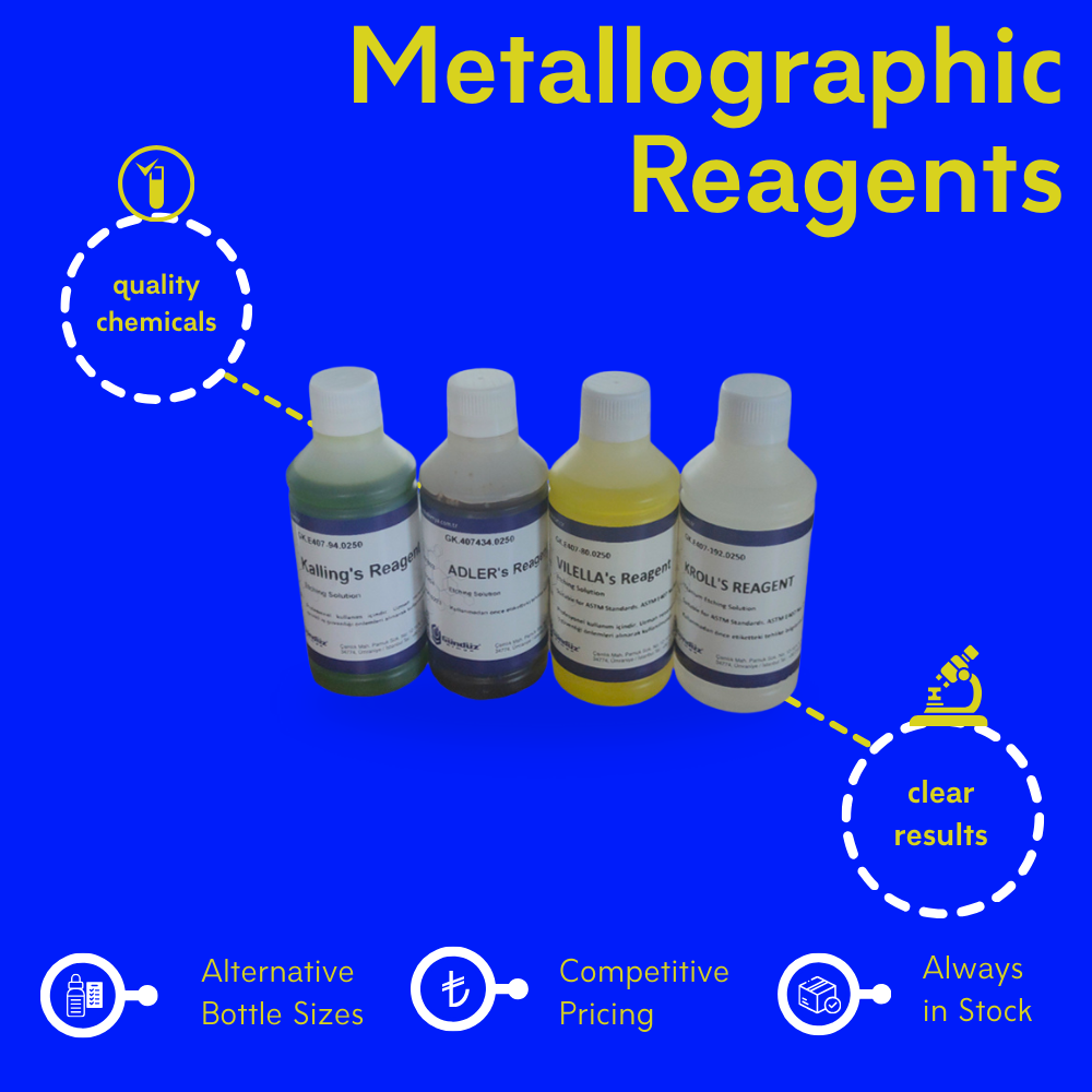 Metallographic Reagents | Gündüz Kimya