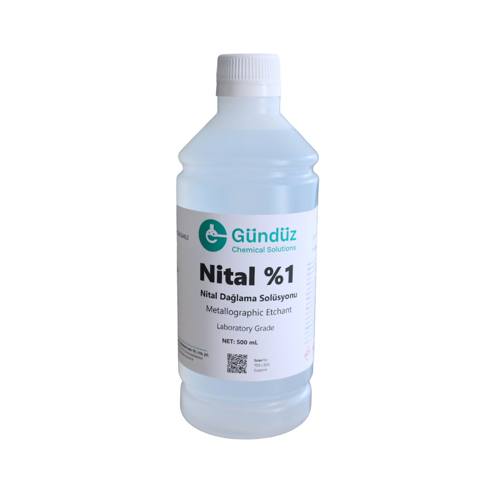 Nital solution %1 500 ml | Gündüz Kimya Nital solution 1 500 ml