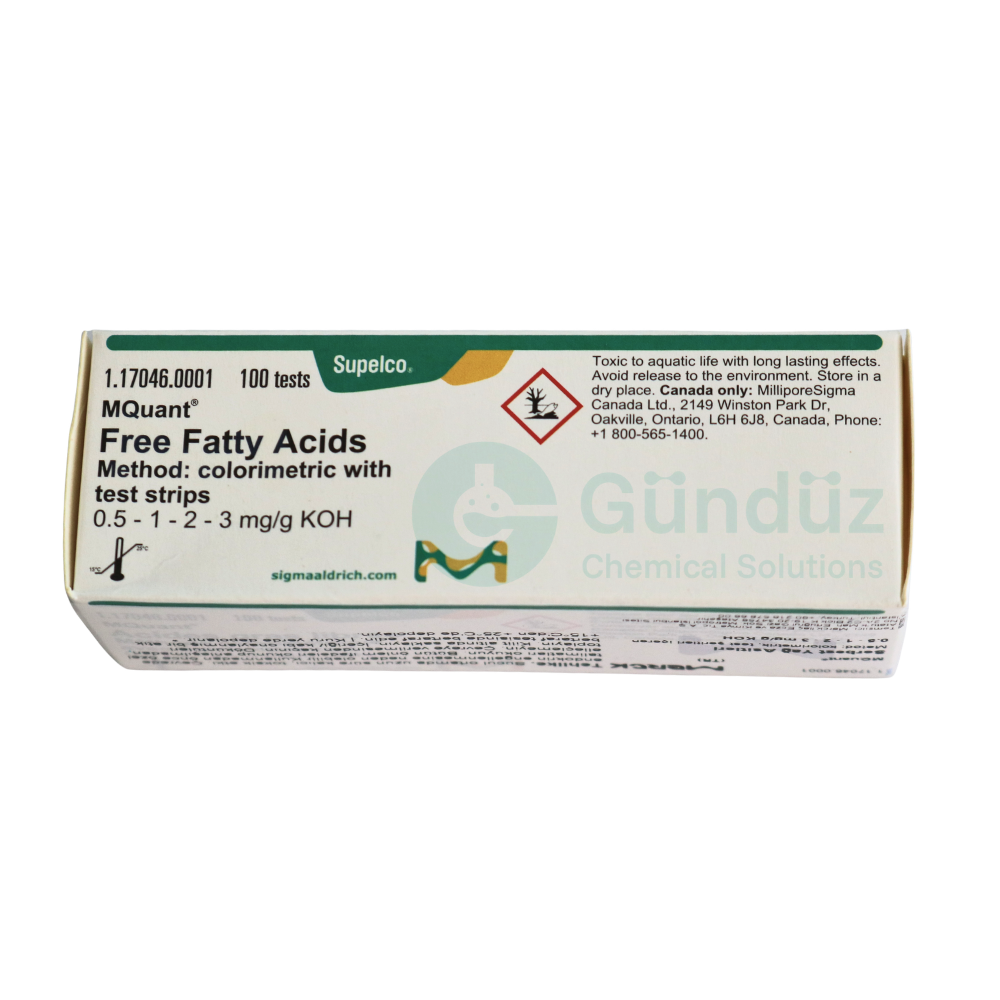 MQuant Free Fatty Acids | Gündüz Kimya Mquant free fatty acids