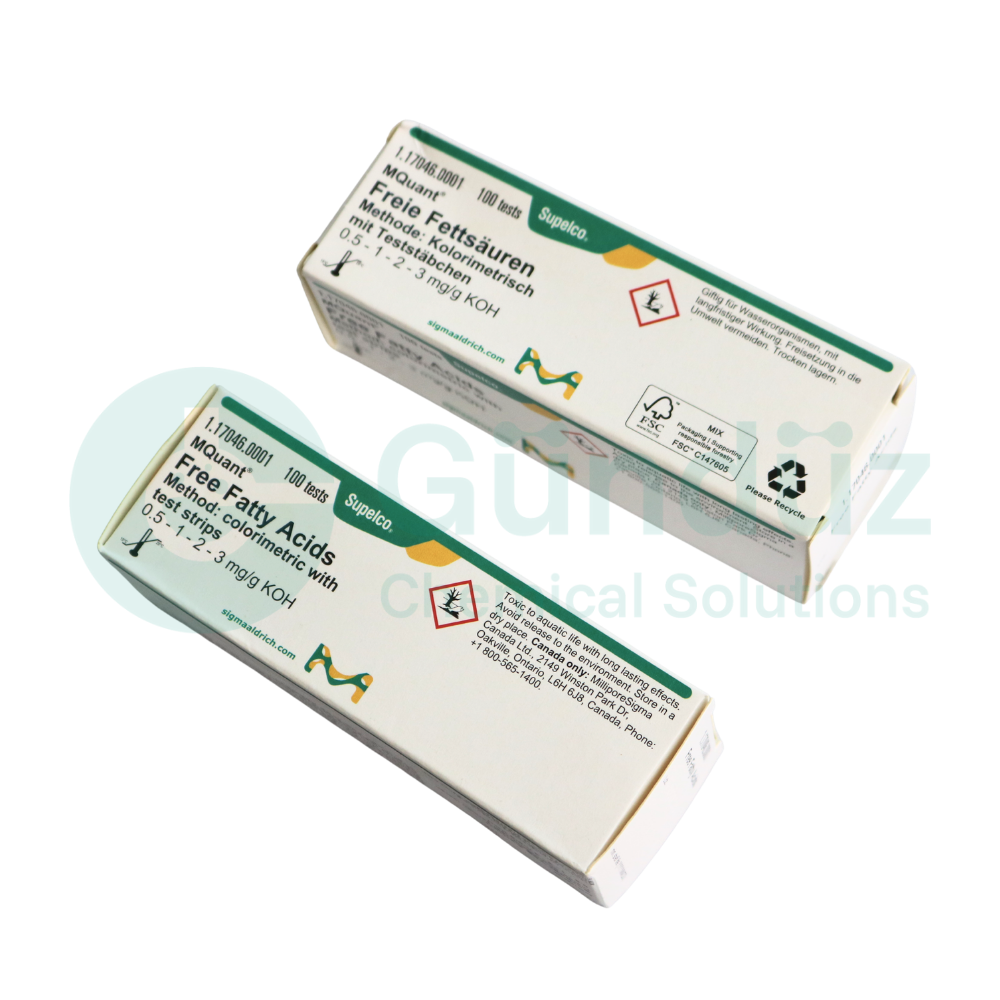 Merck yağ test kağıdı | Gündüz Kimya Merck yağ test kağıdı