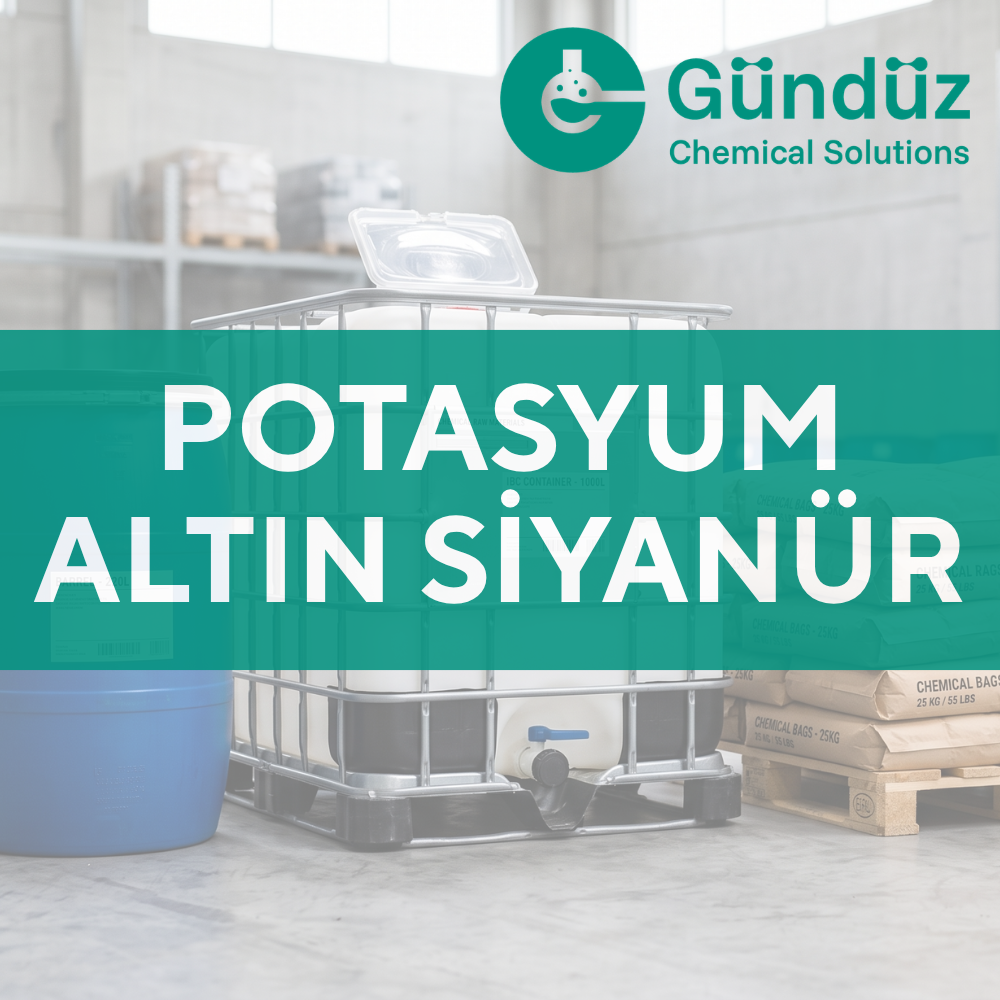 Potasyum Altın Siyanür | Gündüz Kimya Potasyum altın siyanür